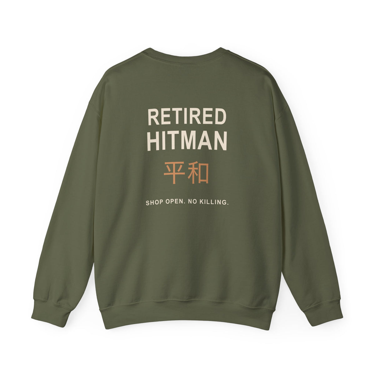 Off Duty Kanji Crewneck Sweatshirt | Inspired by Taro Sakamoto from Sakamoto Days