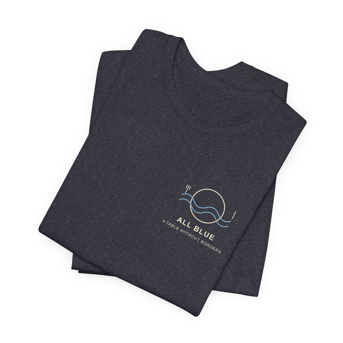 All Blue Table Minimalist Anime Soft Tee | Pirate Japanese Streetwear
