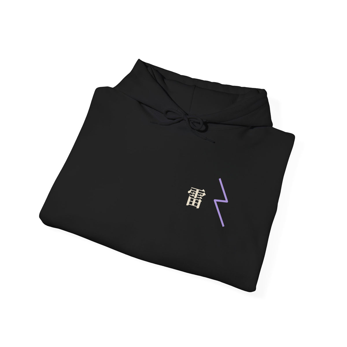 Storm Flame Kanji Anime Hoodie | Clan Crest Japanese Streetwear