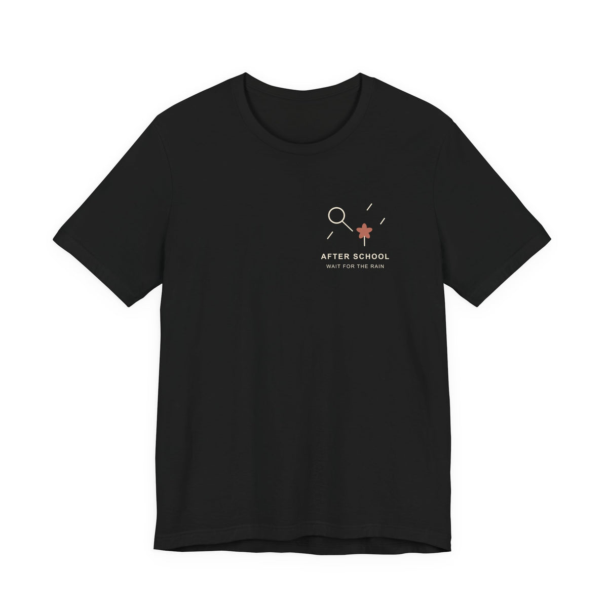 After School Rain Minimalist Anime Soft Tee | Devil Hunter Japanese Streetwear