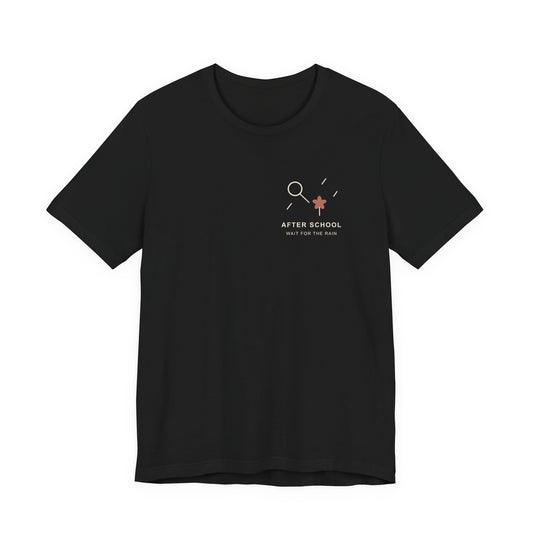After School Rain Minimalist Anime Soft Tee | Devil Hunter Japanese Streetwear