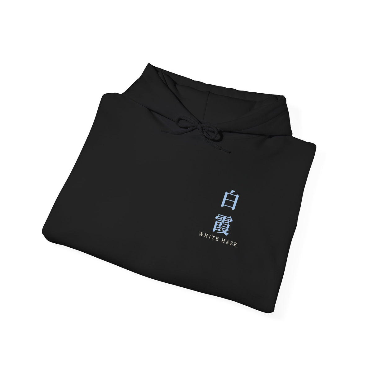 White Haze Kanji Anime Hoodie | Soul Sword Japanese Streetwear