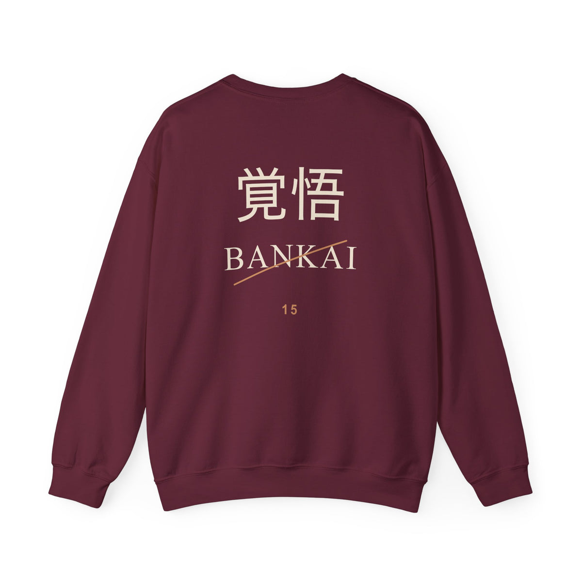 Resolve and Release Kanji Crewneck Sweatshirt | Inspired by Ichigo Kurosaki from Bleach