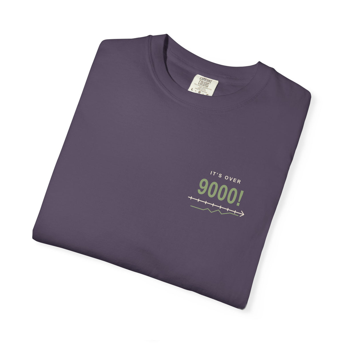 Over Nine Thousand Anime Quote Tee | Power Level Japanese Streetwear
