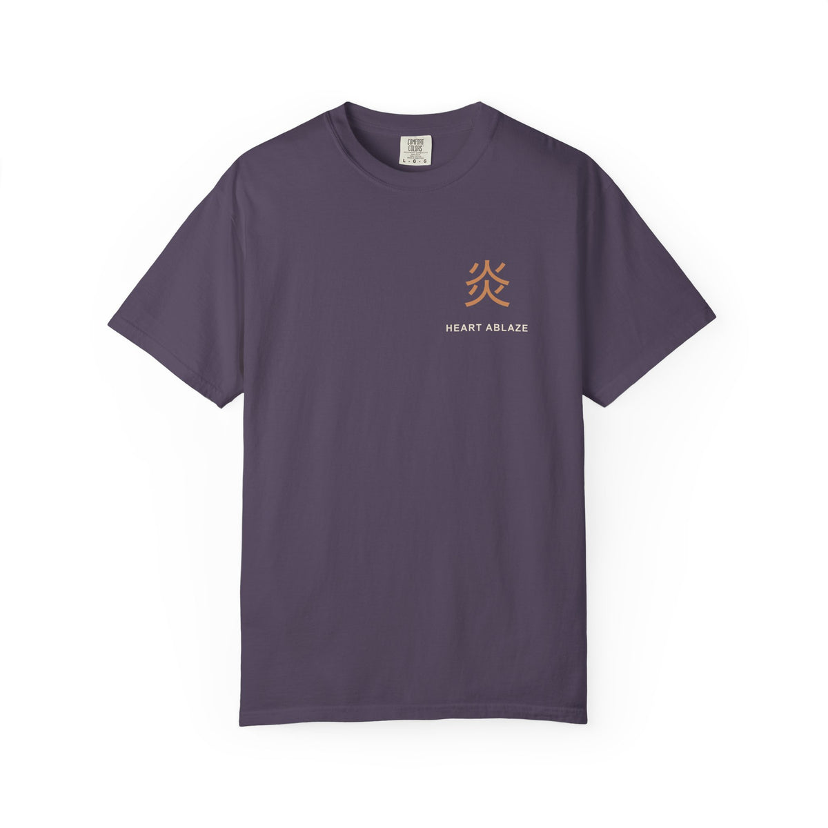 Burning Resolve Kanji Anime Tee | Demon Hunter Japanese Streetwear