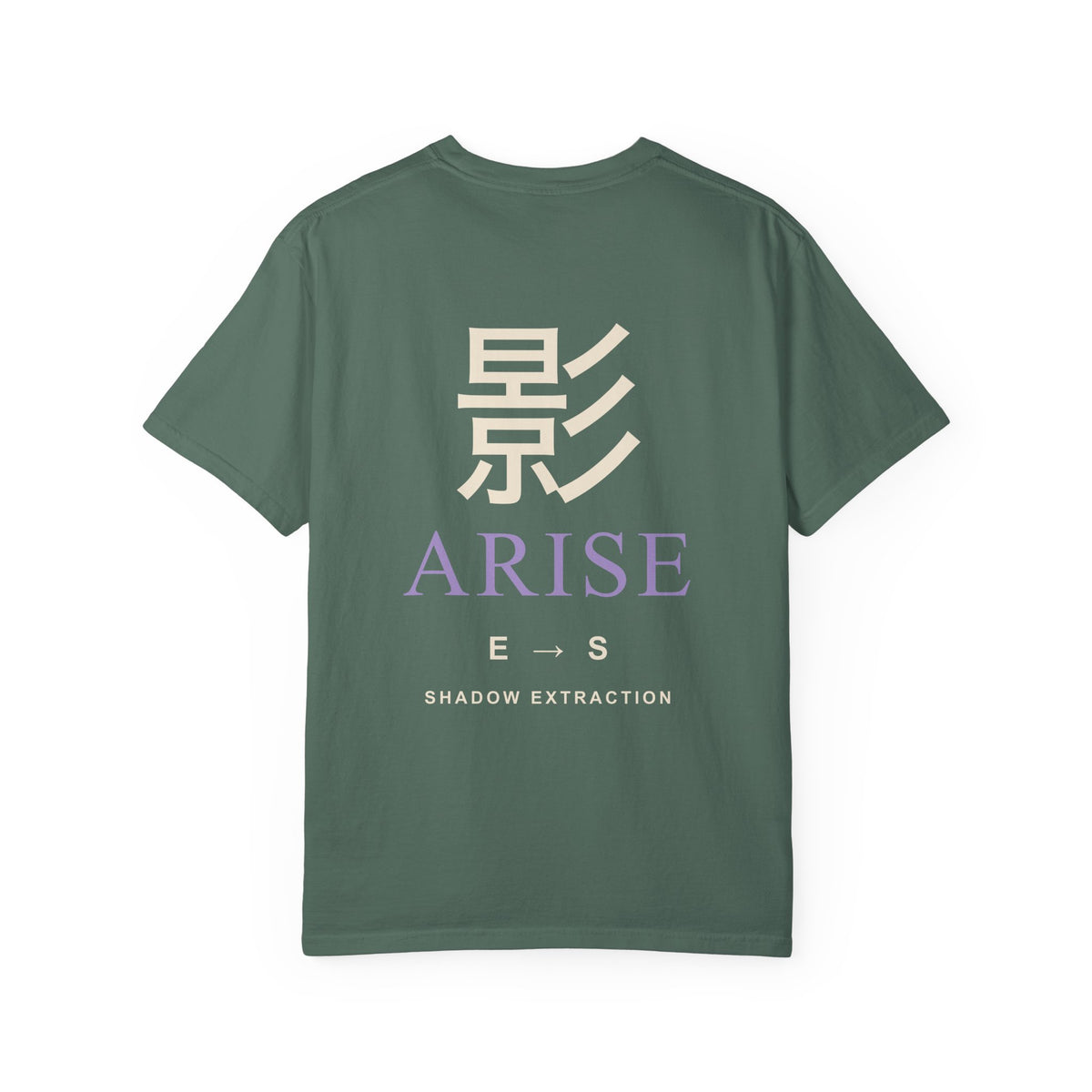 Shadow Rank Kanji Anime Tee | Shadow Rank Gym Japanese Streetwear