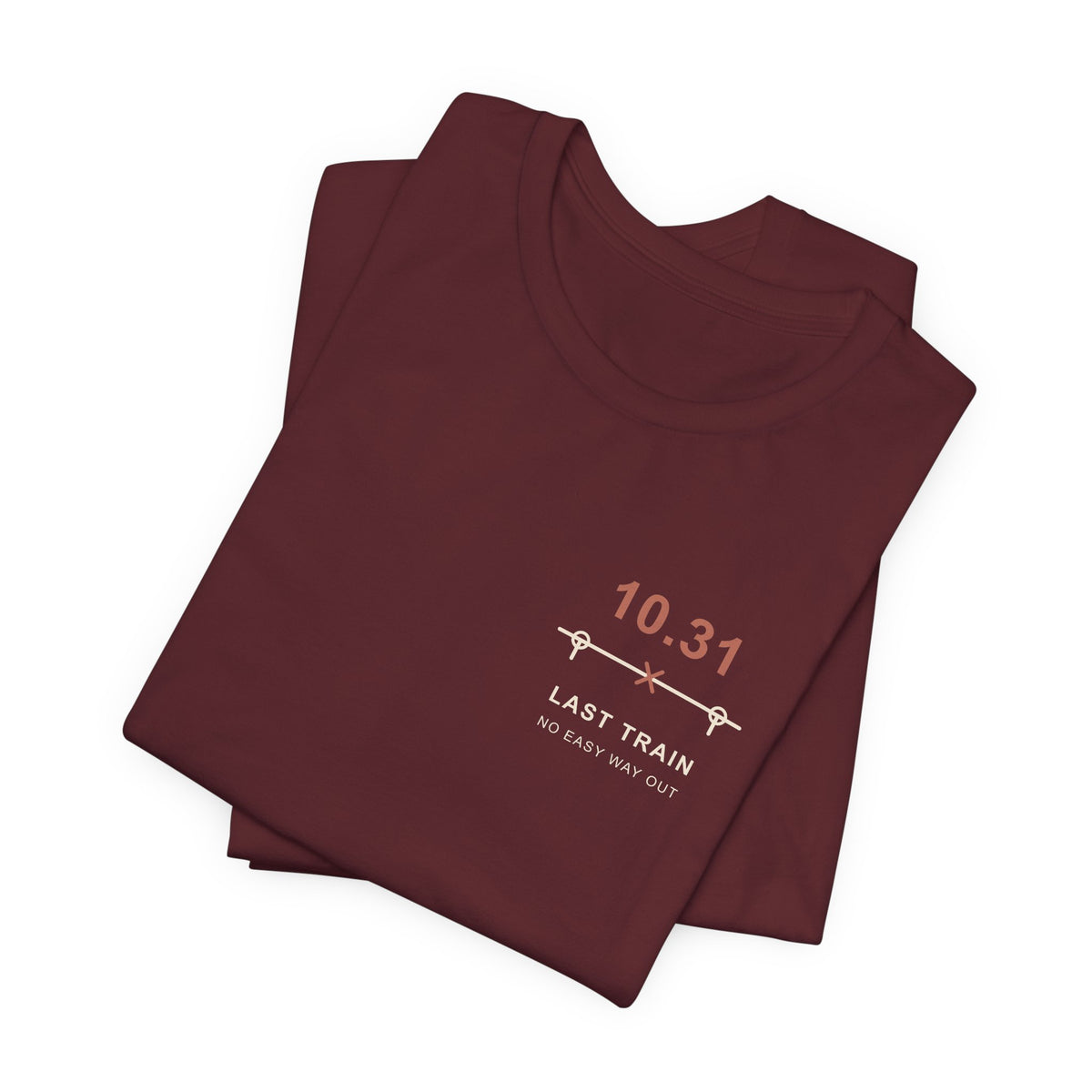 Last Train October Minimalist Anime Soft Tee | Sorcerer Japanese Streetwear