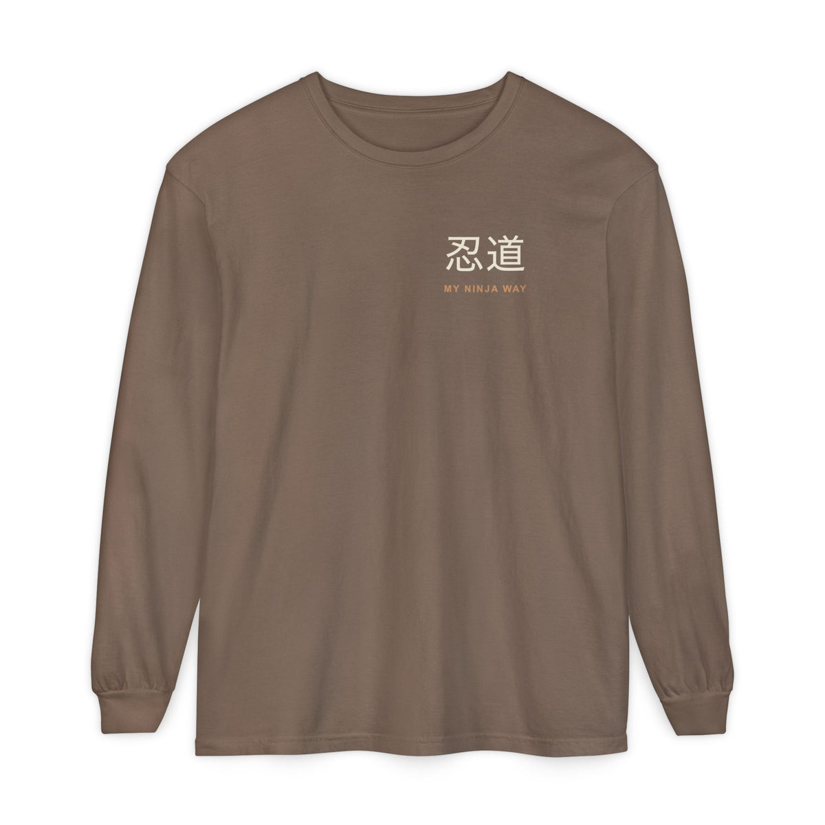 Ninja Way Kanji Anime Long Sleeve Tee | Ninja Japanese Streetwear