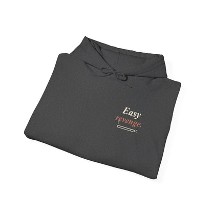Easy Revenge Letter Quote Hoodie | Inspired by Aki Hayakawa and Himeno from Chainsaw Man