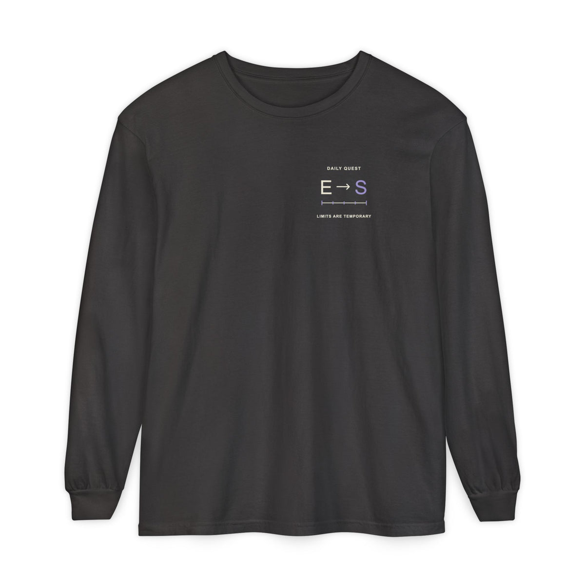 Rank Breaker Minimalist Long Sleeve Tee | Inspired by Sung Jinwoo from Solo Leveling