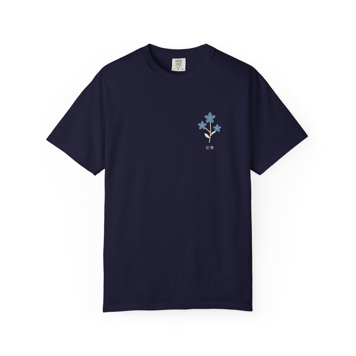Flowers Remember Minimalist Anime Tee | Mage Journey Japanese Streetwear