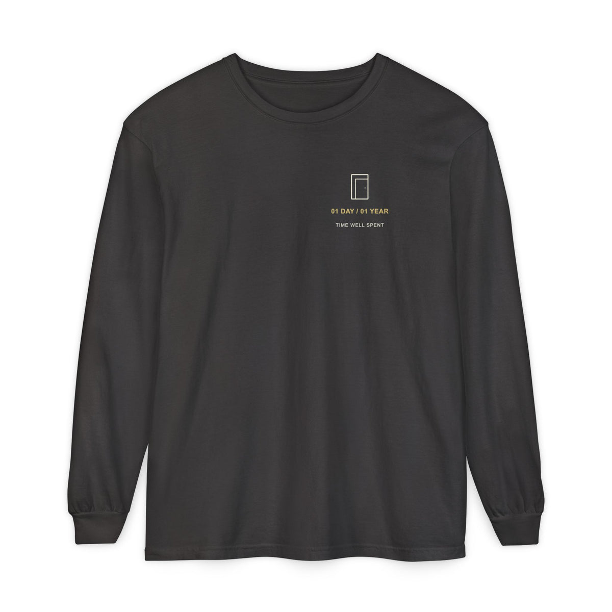 One Day One Year Minimalist Long Sleeve Tee | Inspired by the Hyperbolic Time Chamber from Dragon Ball Z