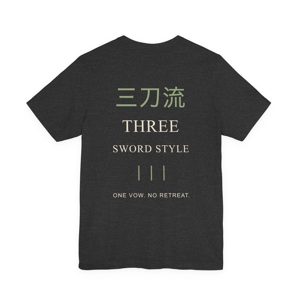 Threefold Vow Kanji Anime Soft Tee | Pirate Japanese Streetwear