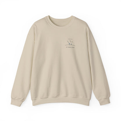 Same Sky Minimalist Crewneck Sweatshirt | Inspired by Frieren and Himmel from Frieren