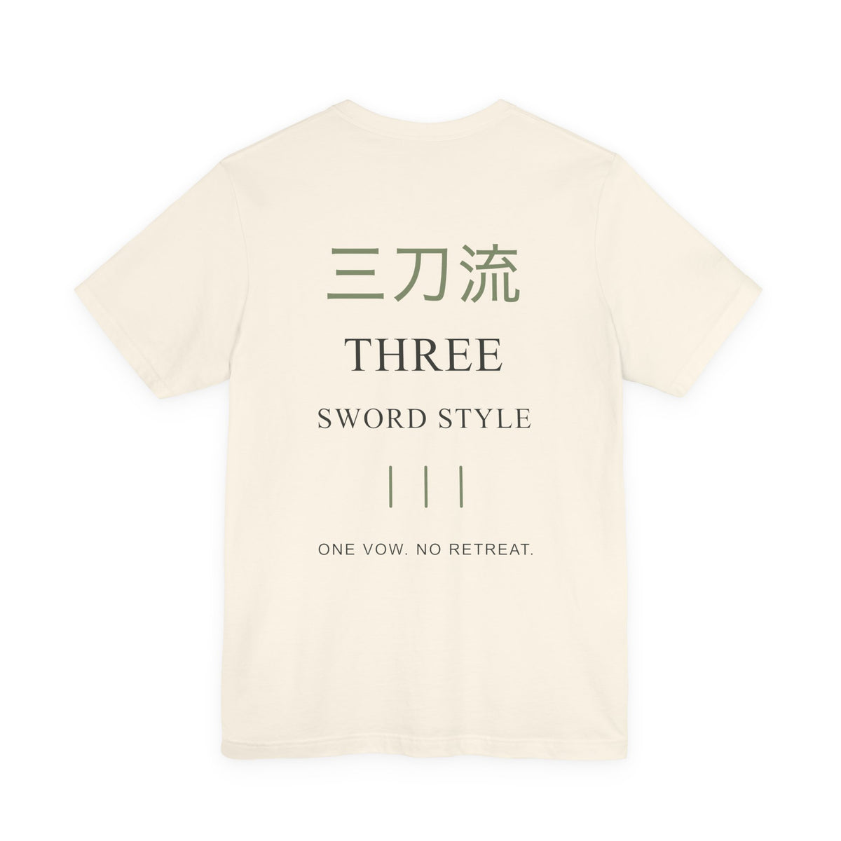 Threefold Vow Kanji Anime Soft Tee | Pirate Japanese Streetwear