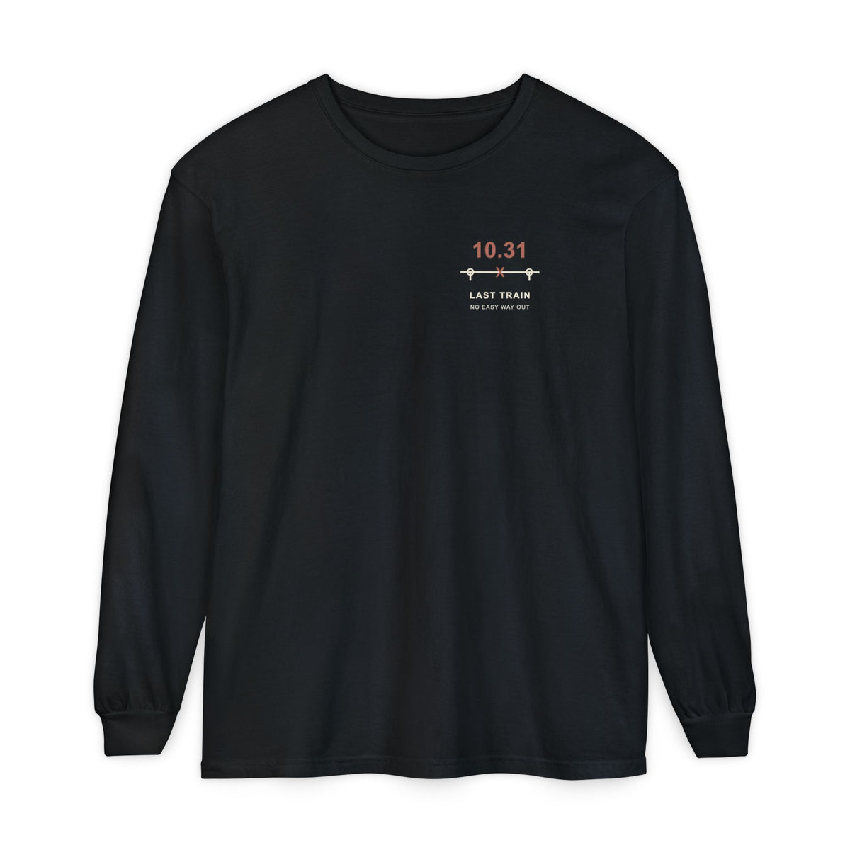 Last Train October Minimalist Long Sleeve Tee | Inspired by the Shibuya Incident arc of Jujutsu Kaisen