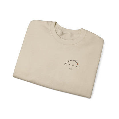 Above the Line Minimalist Crewneck Sweatshirt | Inspired by Shoyo Hinata from Haikyu!!