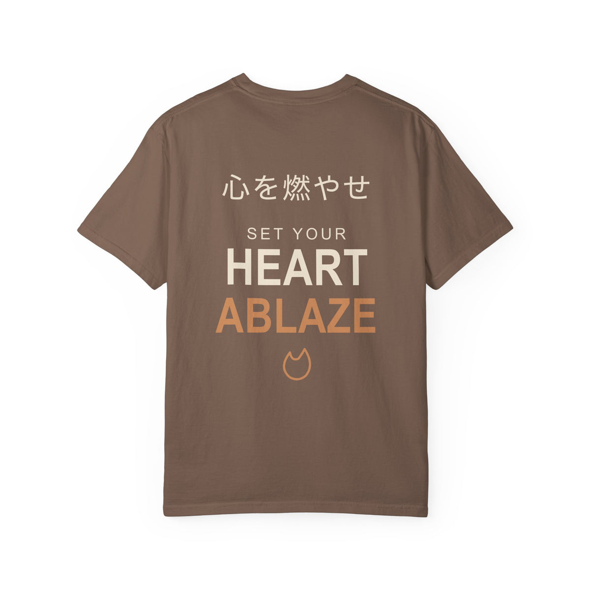 Burning Resolve Kanji Anime Tee | Demon Hunter Japanese Streetwear