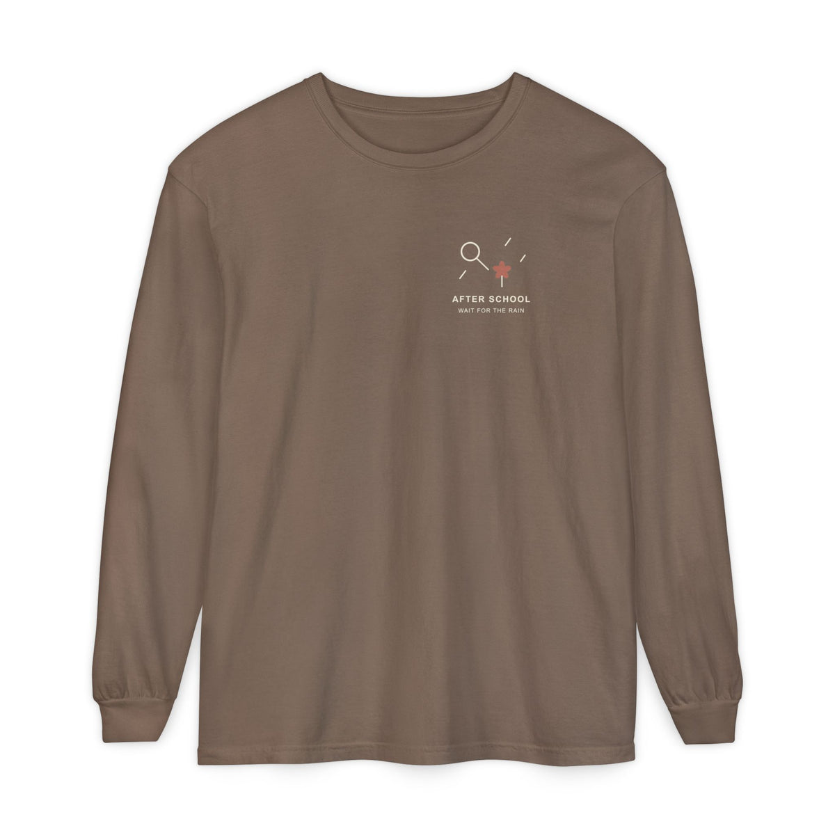 After School Rain Minimalist Long Sleeve Tee | Inspired by Reze from Chainsaw Man
