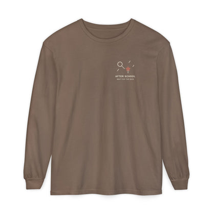 After School Rain Minimalist Long Sleeve Tee | Inspired by Reze from Chainsaw Man