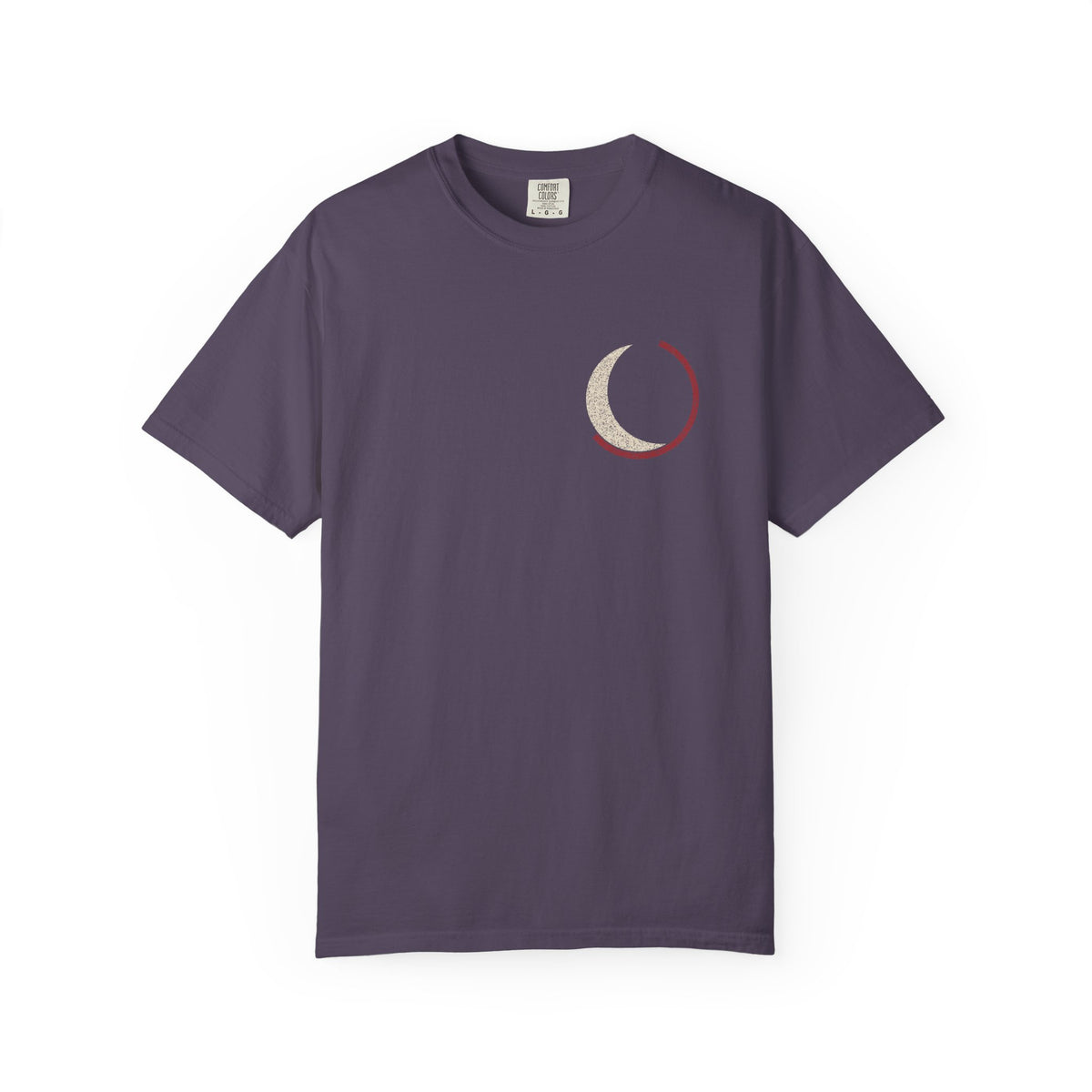 Black Moon Minimalist Anime Tee | Soul Sword Japanese Streetwear
