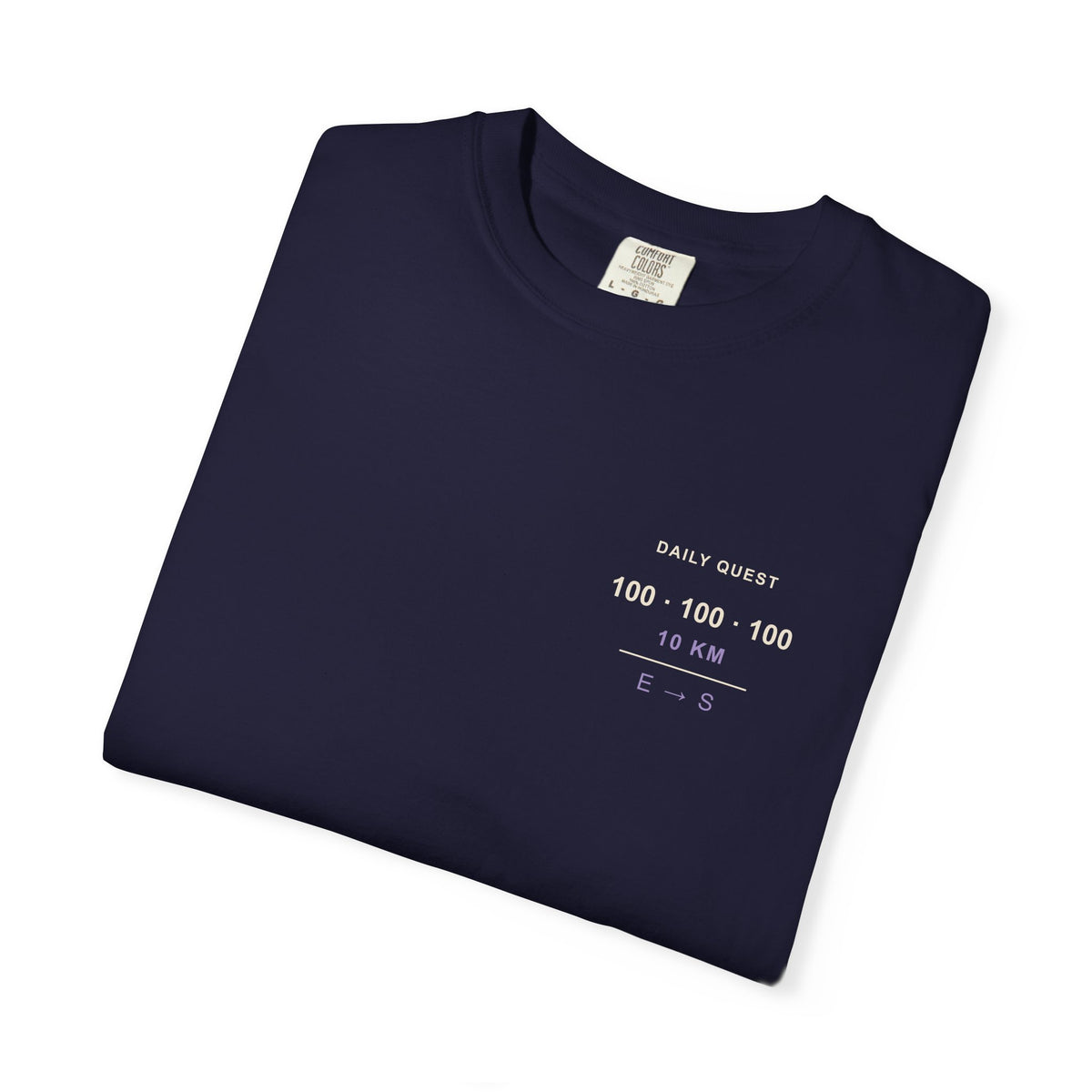 Daily Requirement Minimalist Anime Tee | Shadow Rank Gym Japanese Streetwear