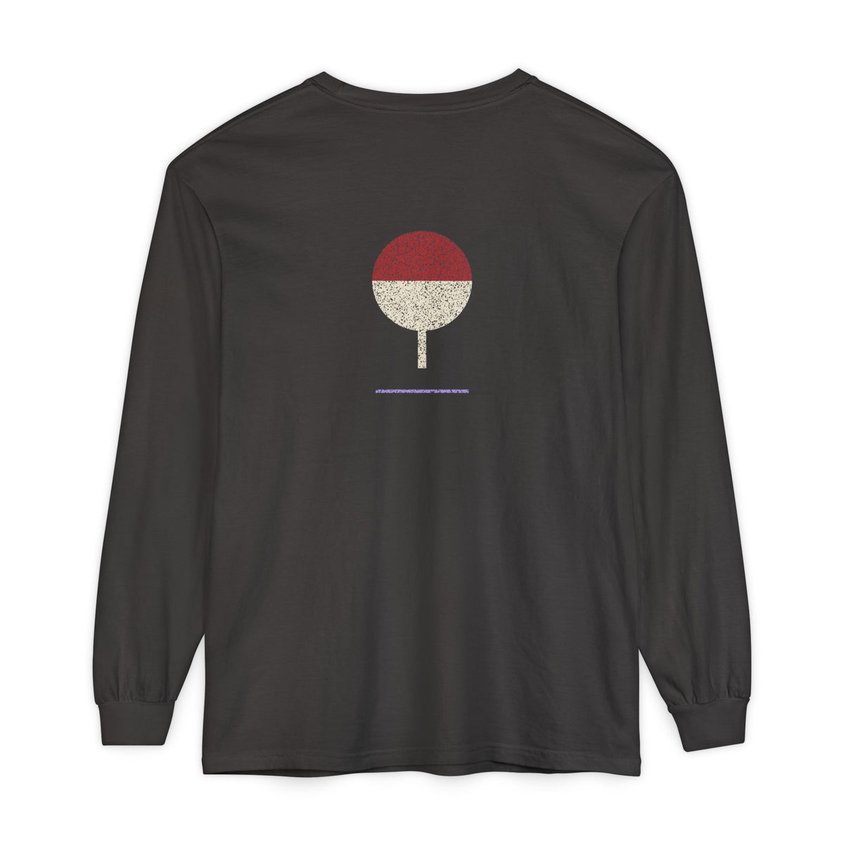Storm Flame Kanji Anime Long Sleeve Tee | Clan Crest Japanese Streetwear