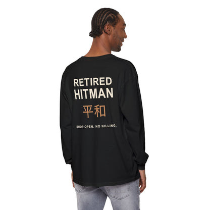 Off Duty Kanji Long Sleeve Tee | Inspired by Taro Sakamoto from Sakamoto Days