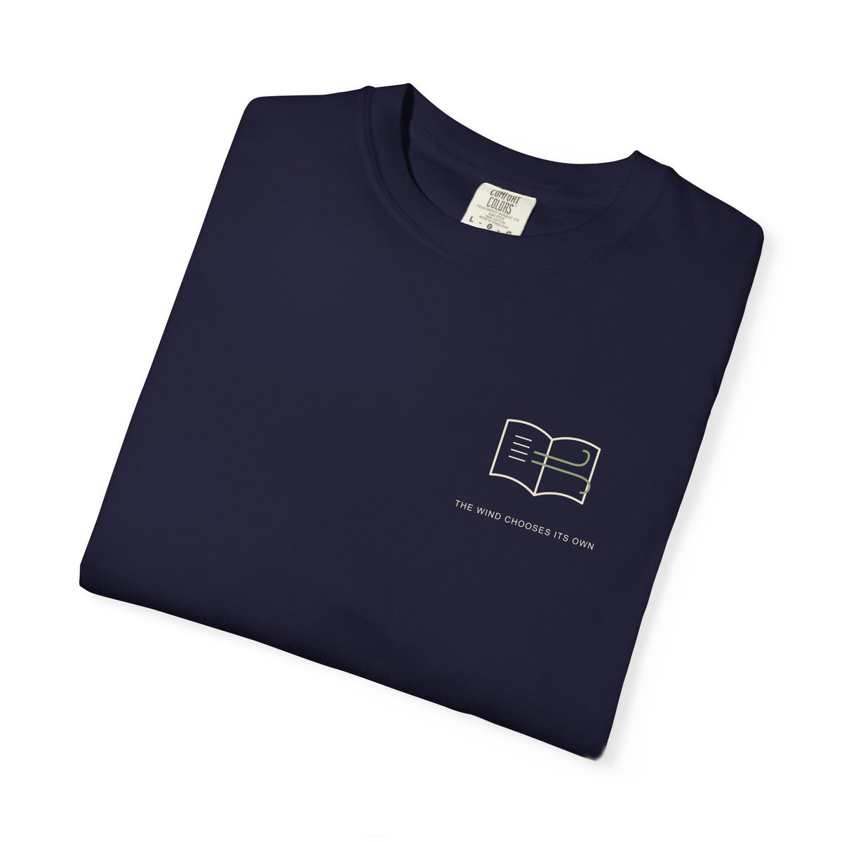 Wind Chooses Minimalist Anime Tee | Grimoire Magic Japanese Streetwear