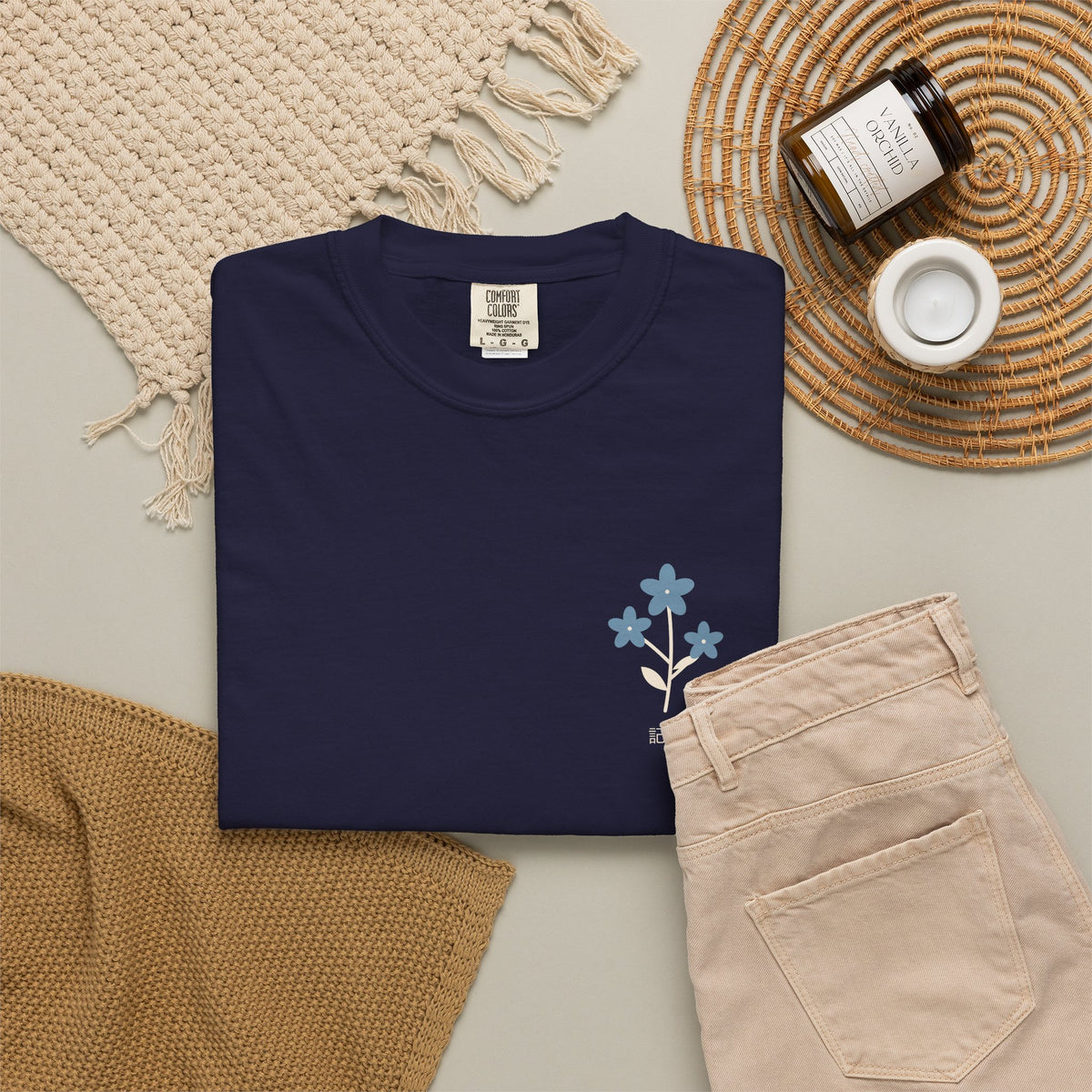 Flowers Remember Minimalist Anime Tee | Mage Journey Japanese Streetwear