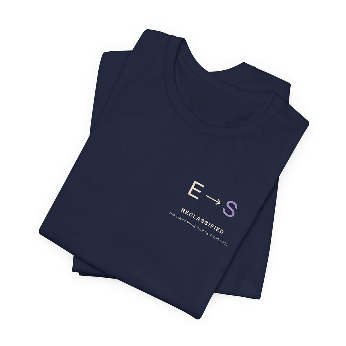 Reclassified Minimalist Anime Soft Tee | Shadow Rank Gym Japanese Streetwear