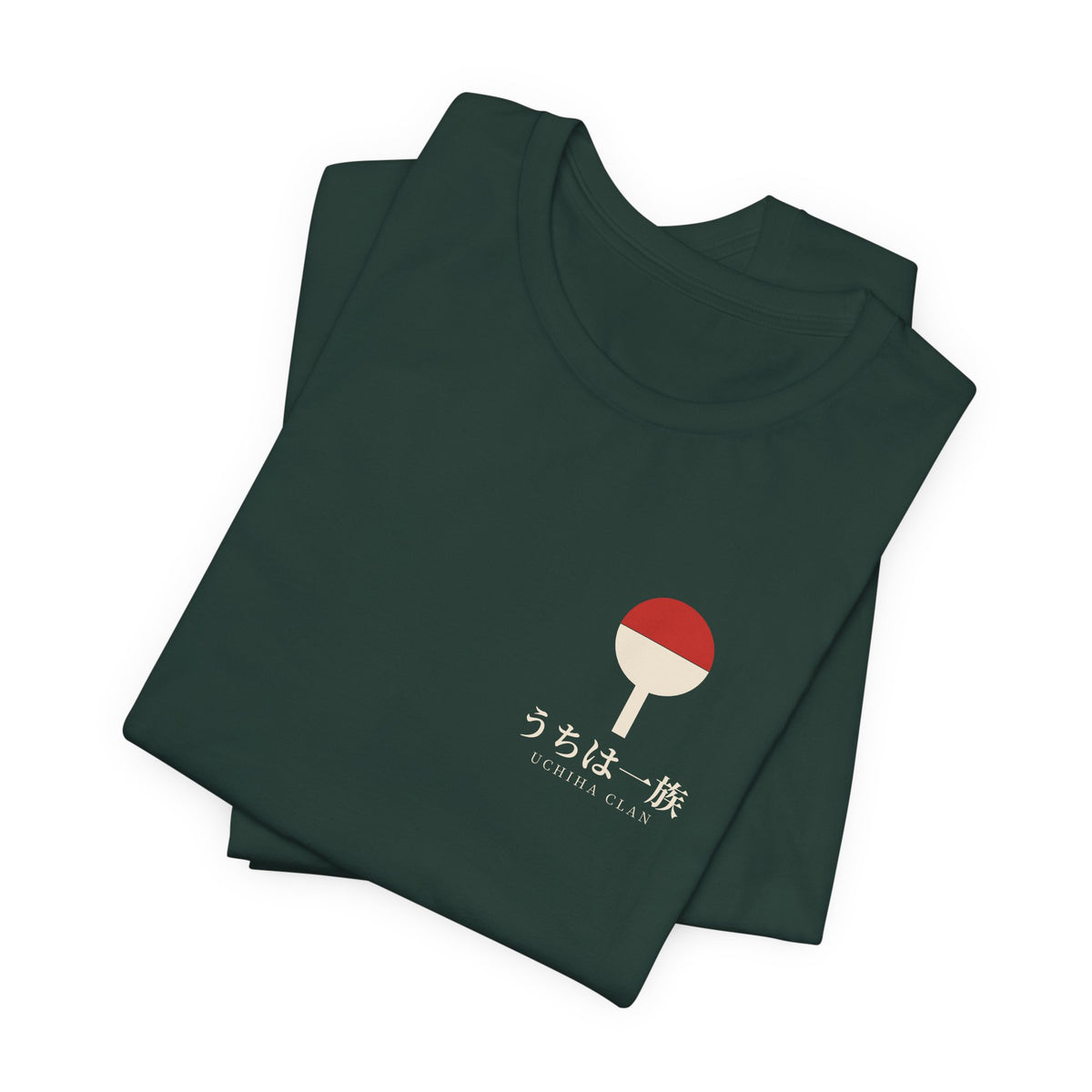Clan Fan Crest Kanji Anime Soft Tee | うちは一族 Ninja Japanese Streetwear