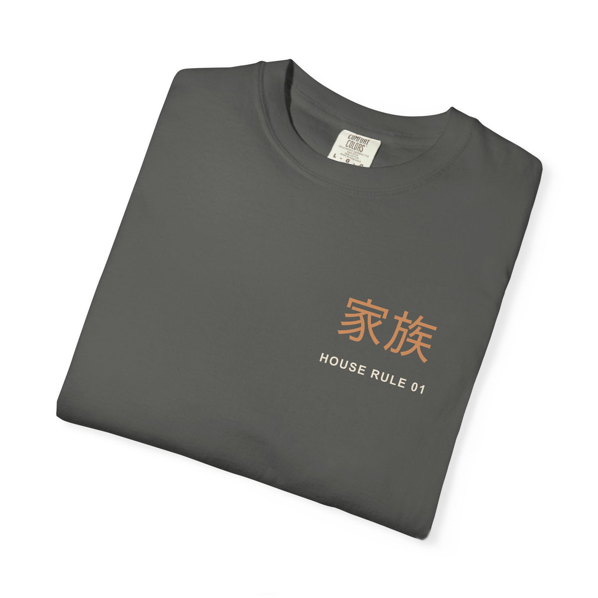 Family Policy Kanji Anime Tee | Retired Assassin Japanese Streetwear