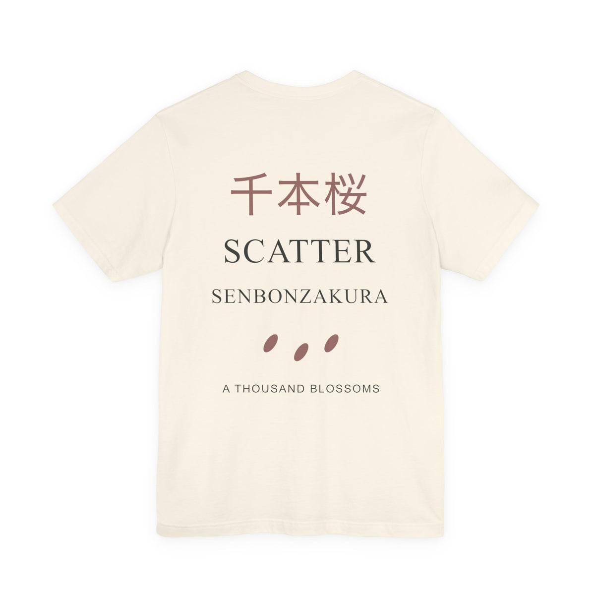 Scatter Kanji Anime Soft Tee | Soul Sword Japanese Streetwear