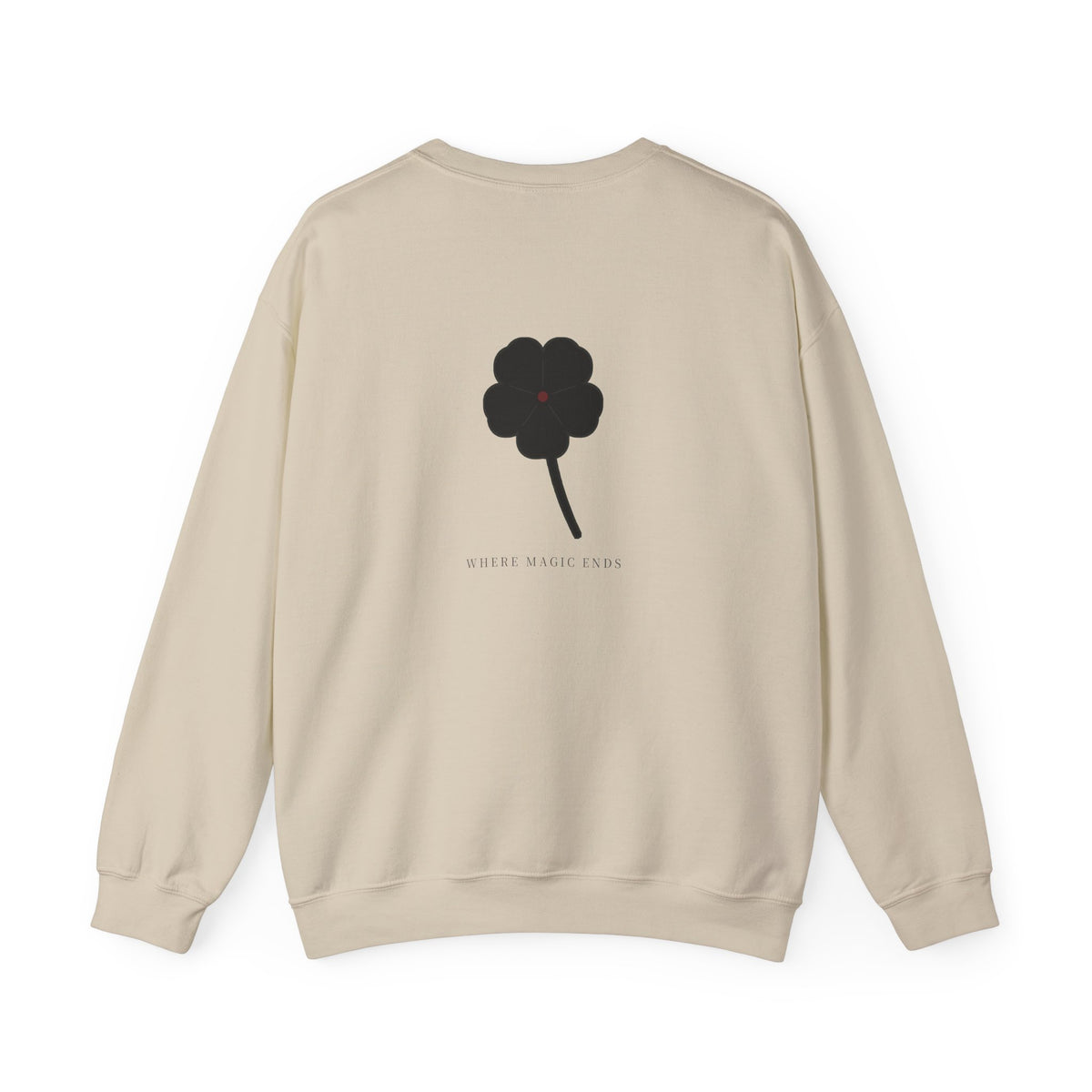 Black Clover Leaf Minimalist Crewneck Sweatshirt | Inspired by Asta from Black Clover