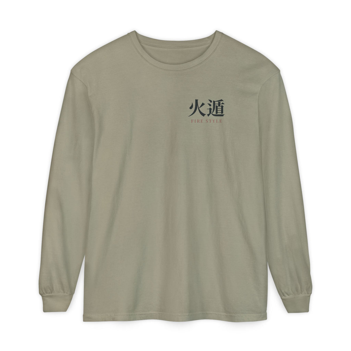 Ember Lineage Kanji Anime Long Sleeve Tee | Ninja Japanese Streetwear