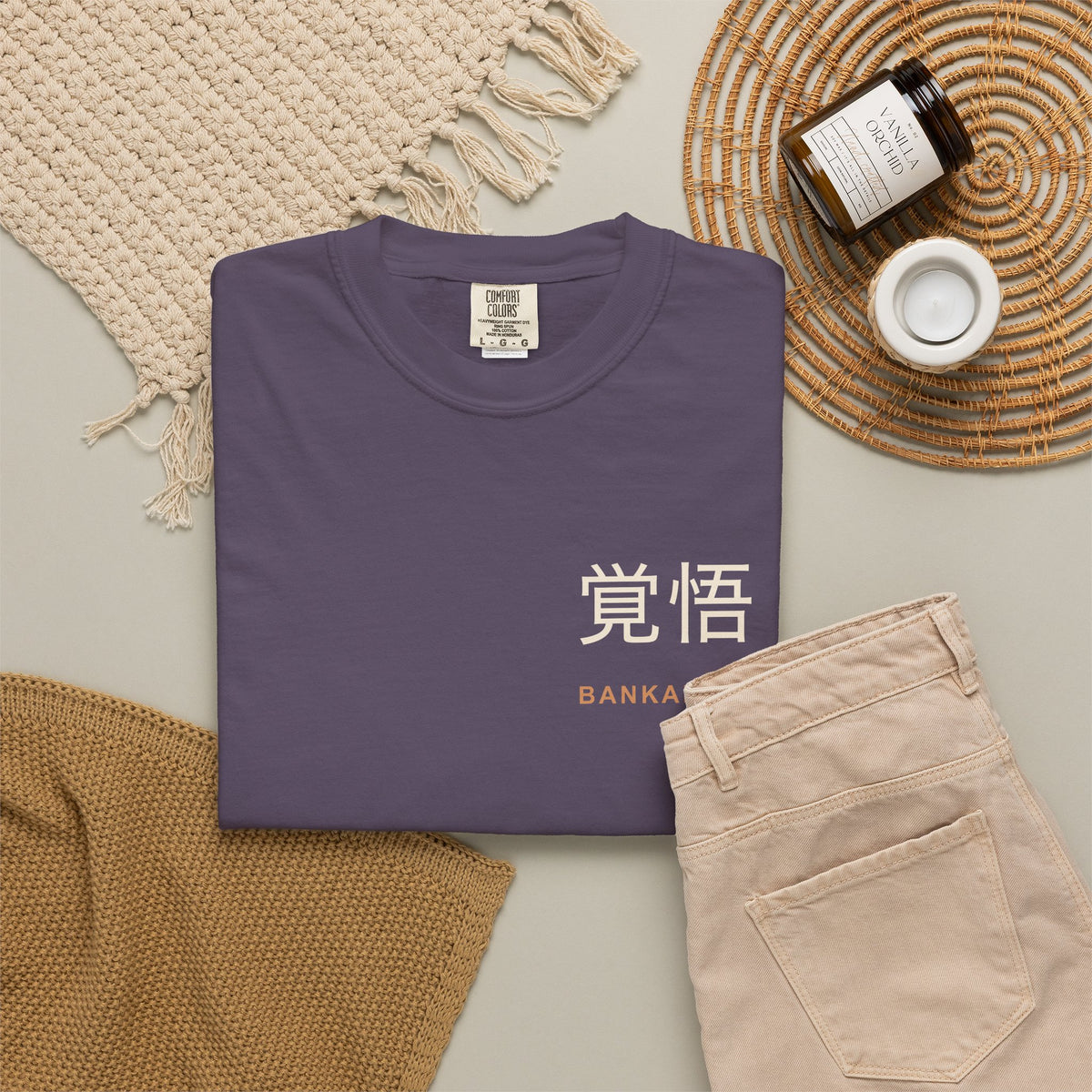 Resolve and Release Kanji Anime Tee | Soul Sword Japanese Streetwear