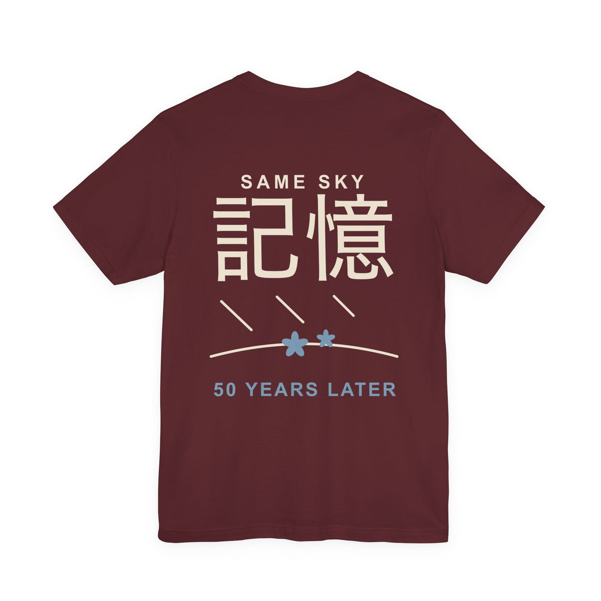 Memory of the Sky Kanji Anime Soft Tee | Mage Journey Japanese Streetwear