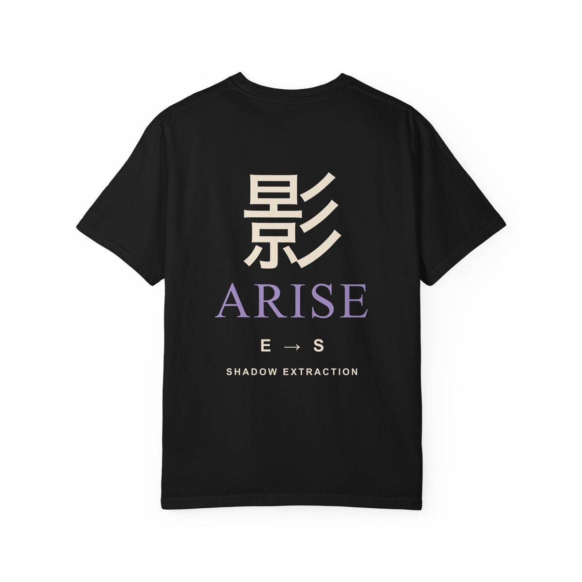 Shadow Rank Kanji Anime Tee | Shadow Rank Gym Japanese Streetwear