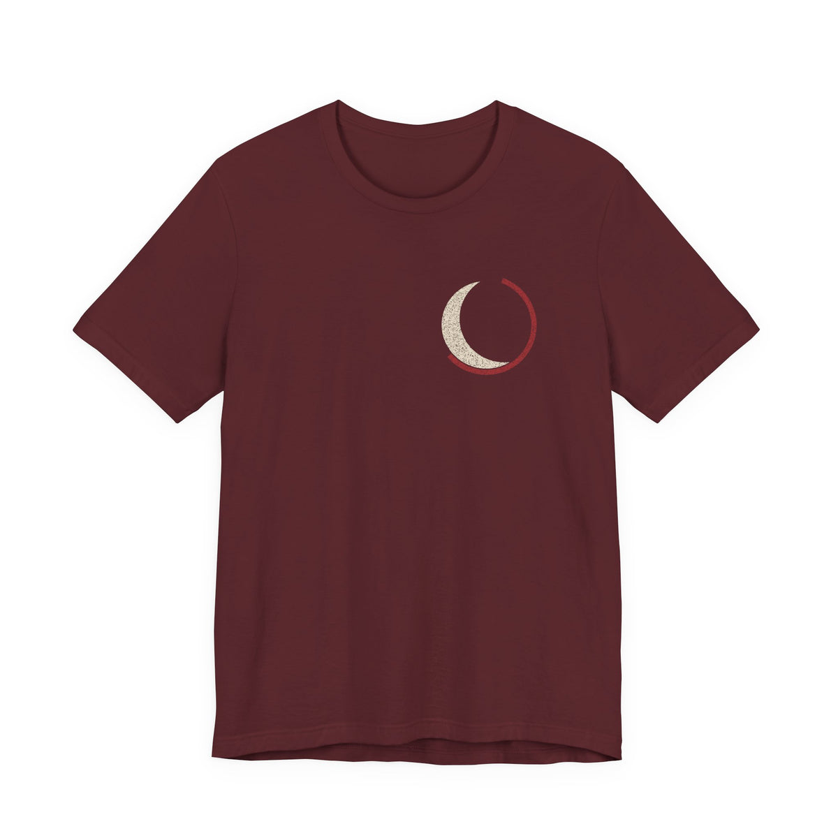 Black Moon Minimalist Anime Soft Tee | Soul Sword Japanese Streetwear