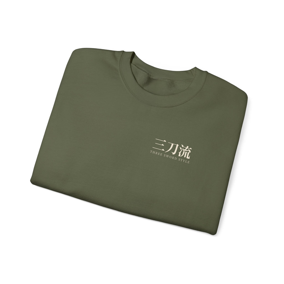 Threefold Kanji Anime Crewneck Sweatshirt | Pirate Japanese Streetwear