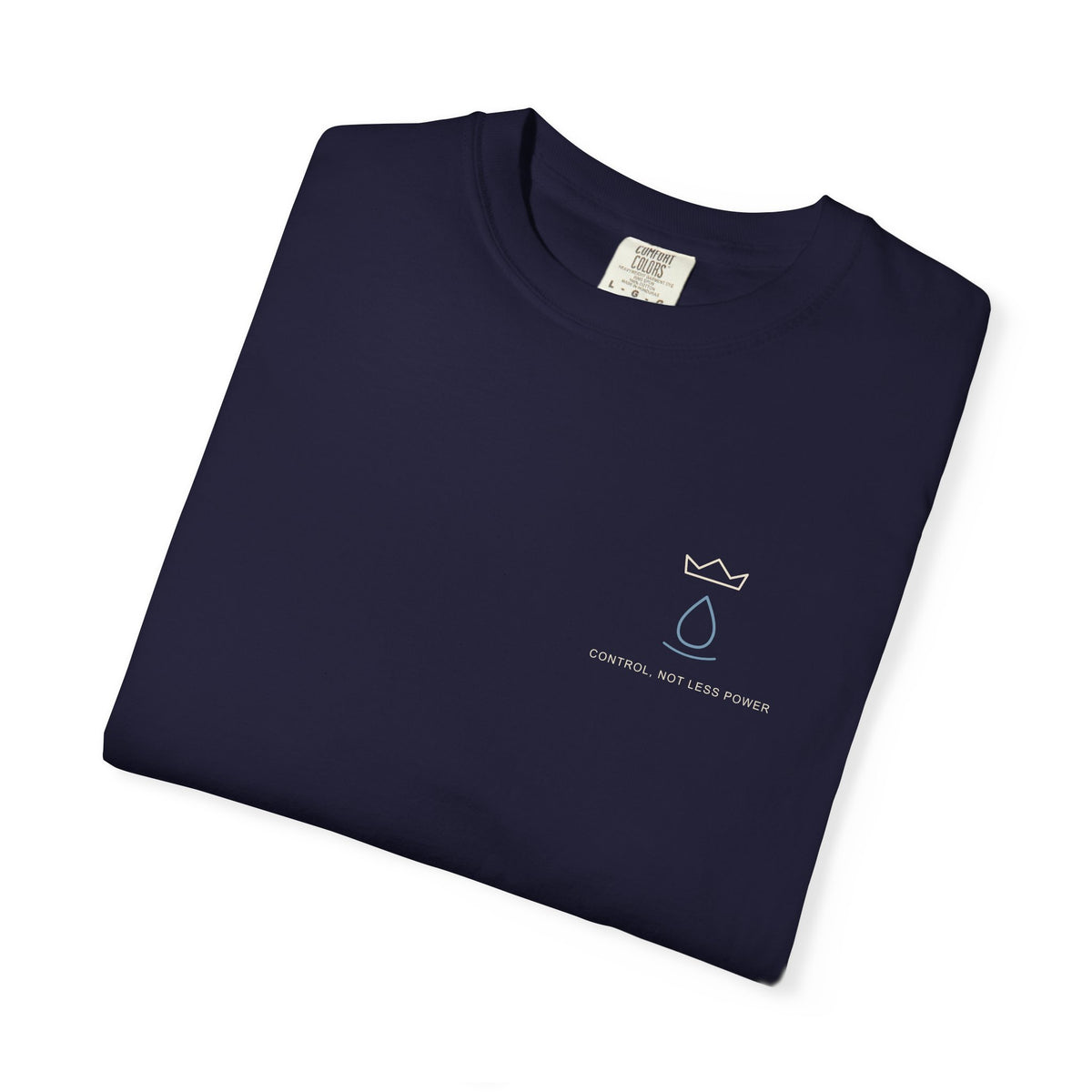 Royal Control Minimalist Anime Tee | Grimoire Magic Japanese Streetwear