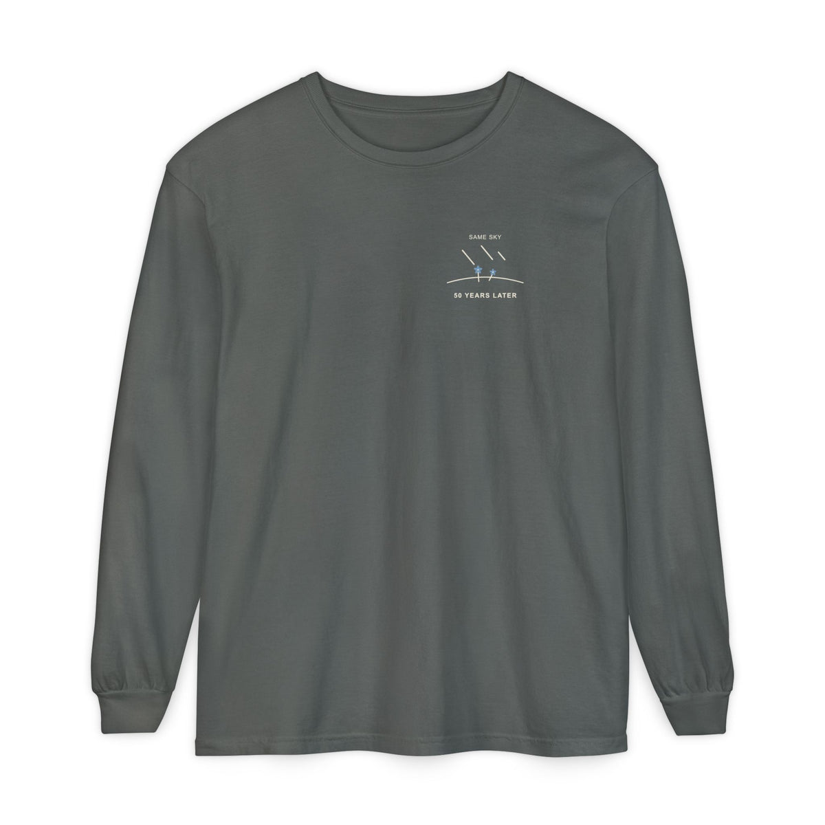 Same Sky Minimalist Long Sleeve Tee | Inspired by Frieren and Himmel from Frieren