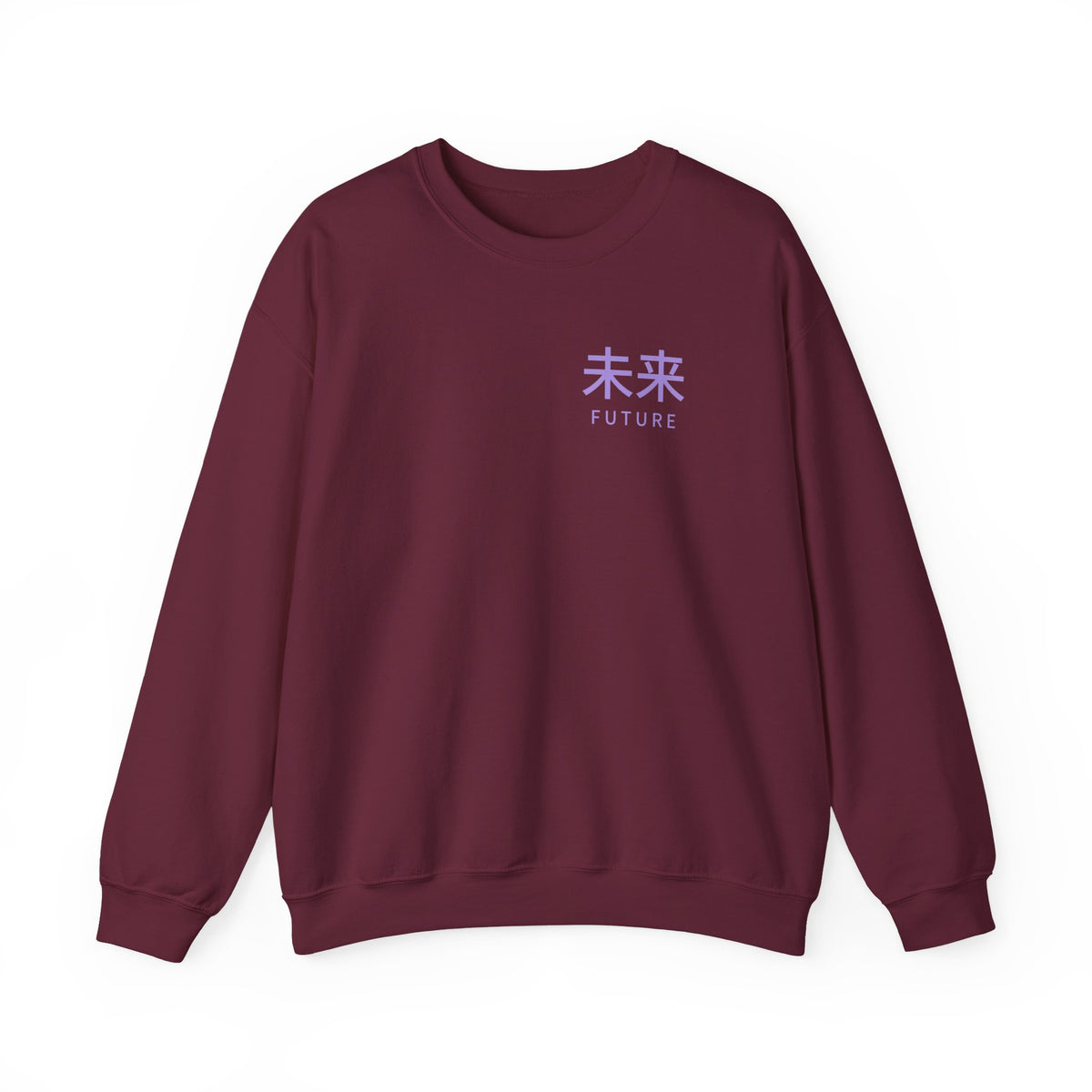 Future Tense Kanji Anime Crewneck Sweatshirt | Saiyan Japanese Streetwear