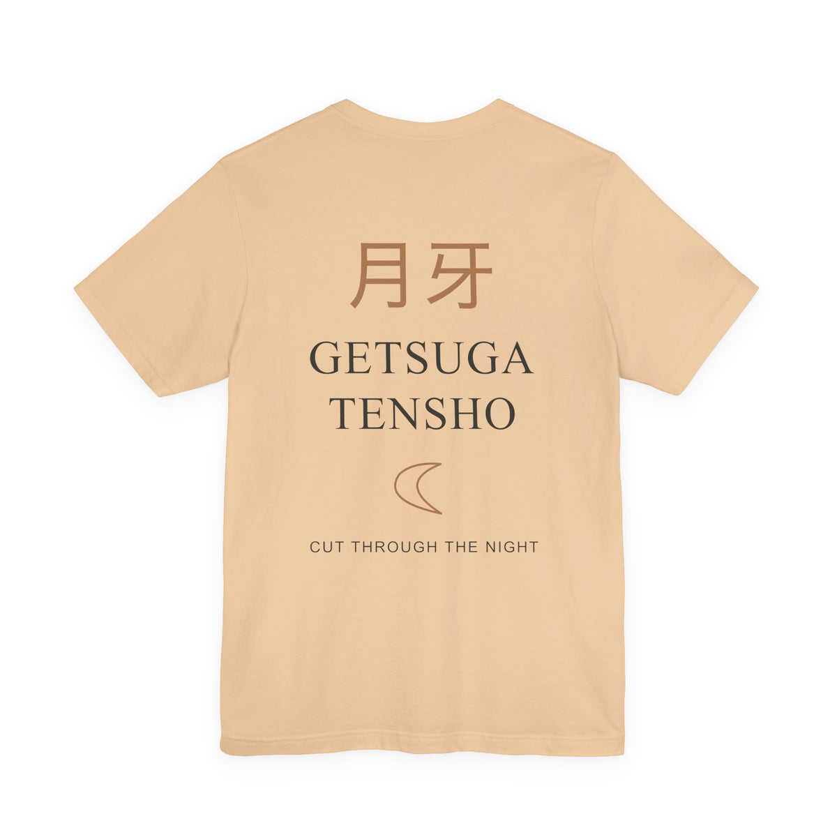 Moon Cleave Kanji Anime Soft Tee | Soul Sword Japanese Streetwear