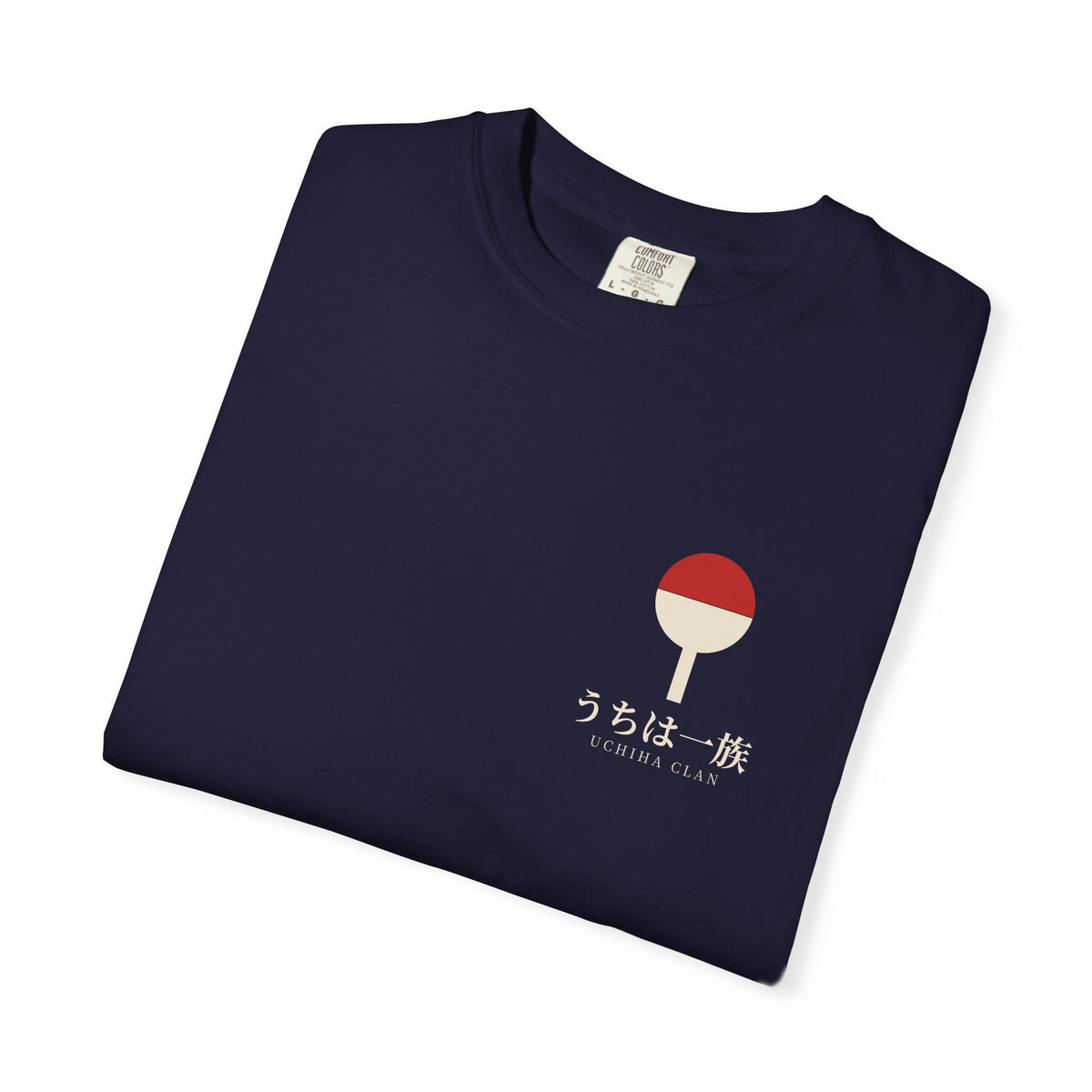 Clan Fan Crest Kanji Anime Tee | うちは一族 Ninja Japanese Streetwear