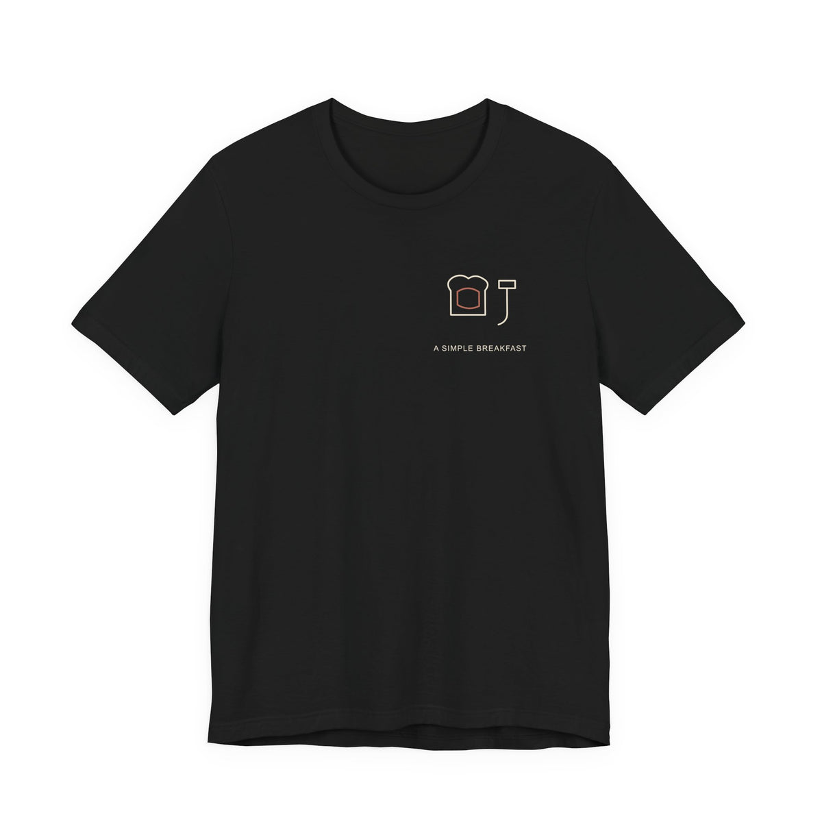 Simple Breakfast Minimalist Anime Soft Tee | Devil Hunter Japanese Streetwear
