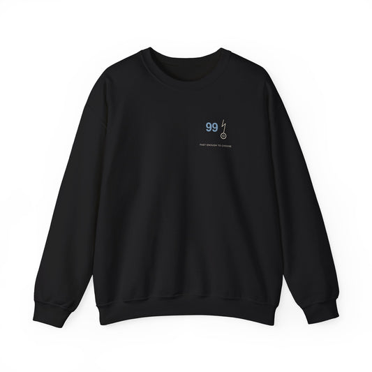 Ninety Nine Volts Minimalist Crewneck Sweatshirt | Inspired by Killua Zoldyck from Hunter x Hunter