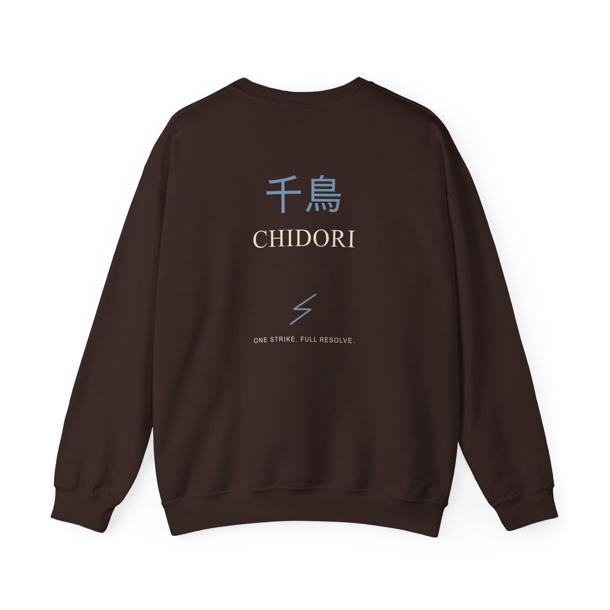 Thunder Strike Kanji Anime Crewneck Sweatshirt | Ninja Japanese Streetwear