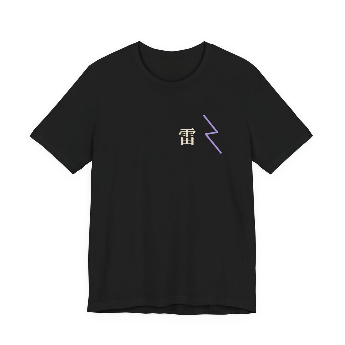 Storm Flame Kanji Anime Soft Tee | Clan Crest Japanese Streetwear